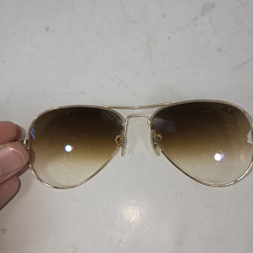 Vtg Ray Ban Sunglasses Traditionals Outdoorsman Black Aviator 80s Leather Case - Picture 5 of 12